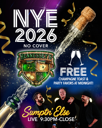 NYE 2026 at Hennessey's Tavern Downtown Las Vegas