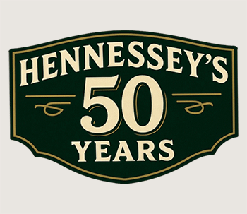 Hennessey's 50 Years Logo Logo